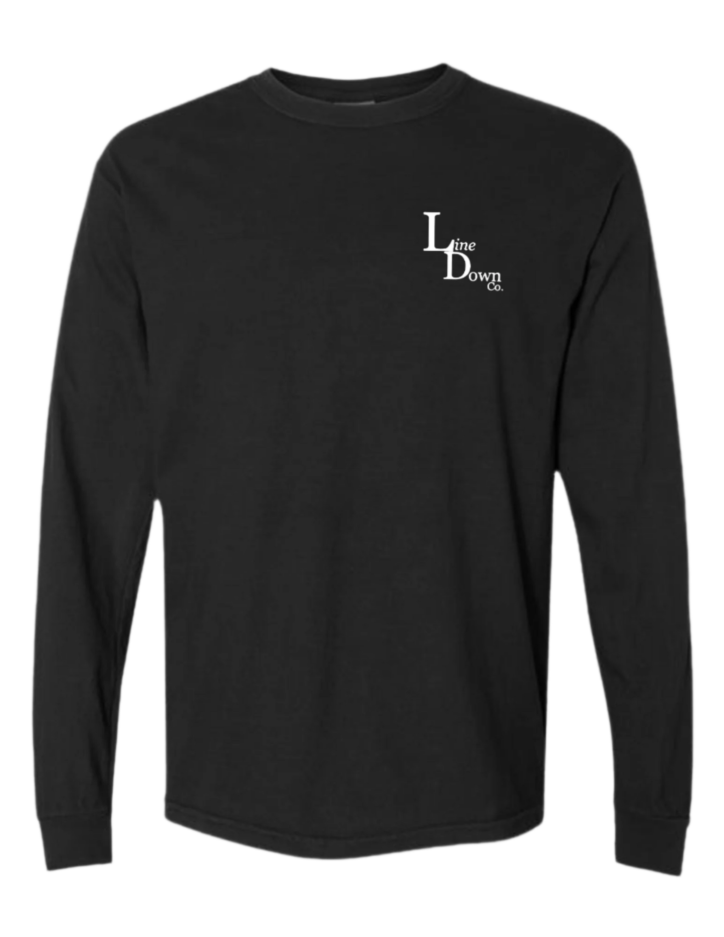 Line Down Co. Black (long sleeve)
