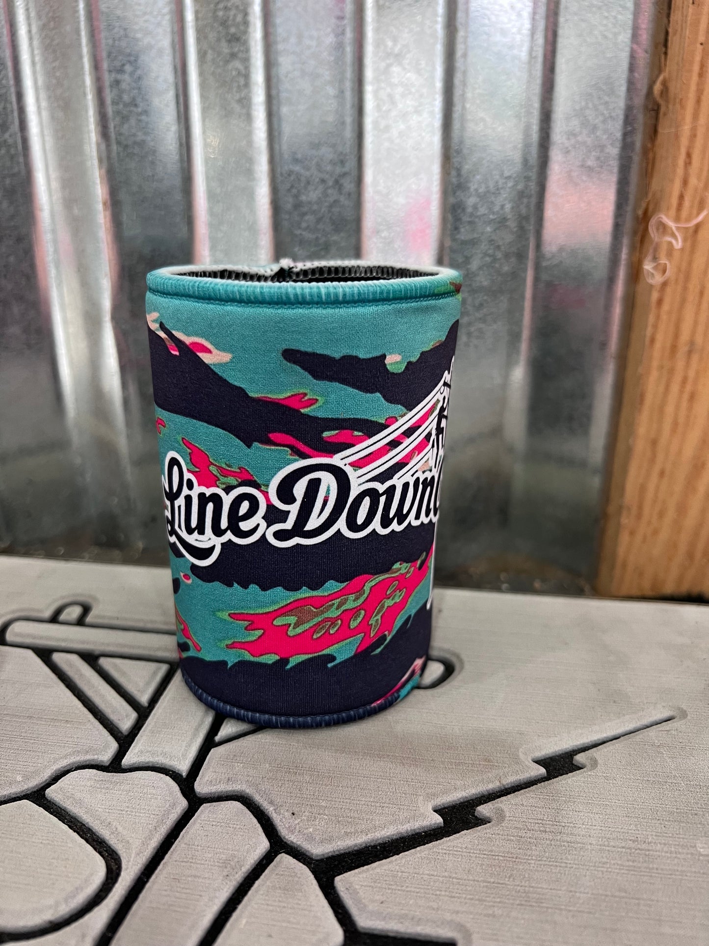 BackFeed Camo Koozie