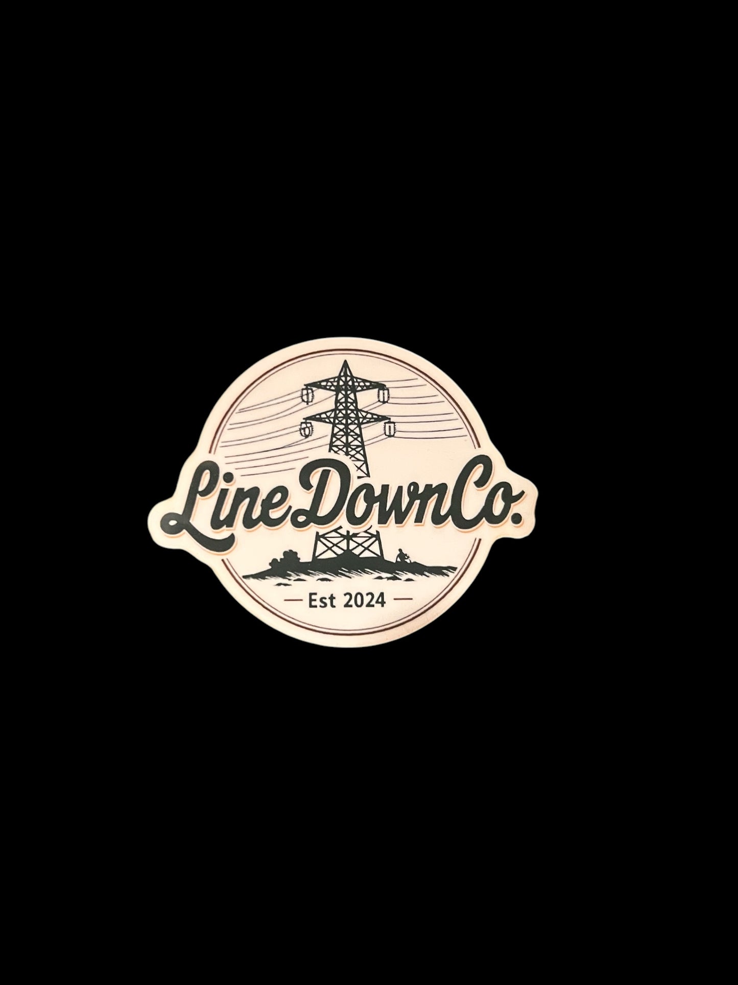 Line Down Co. Transmission Sticker