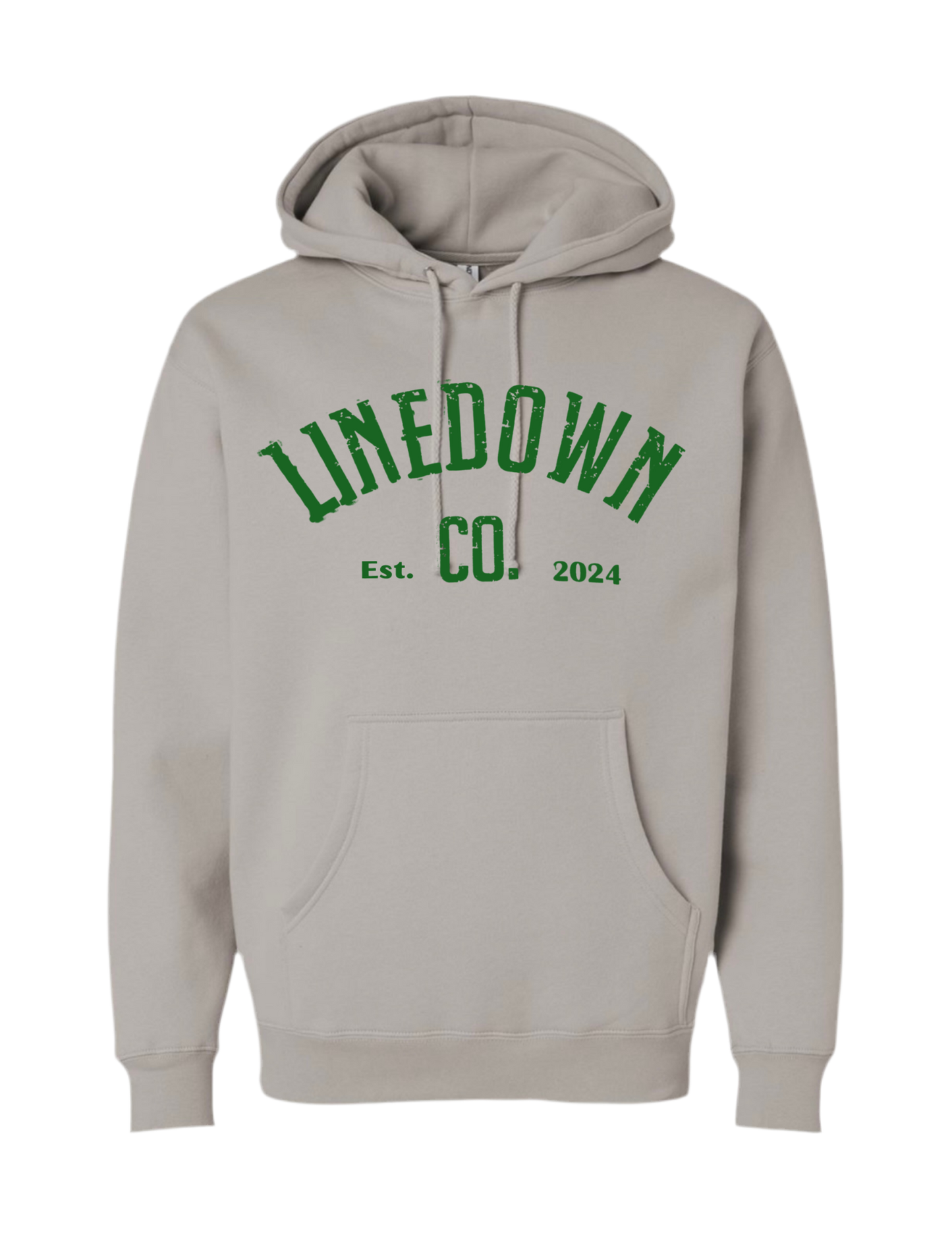 Line Down Co. Hoodie Cement