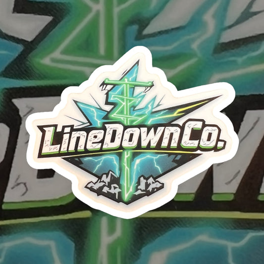 Lightning strike sticker