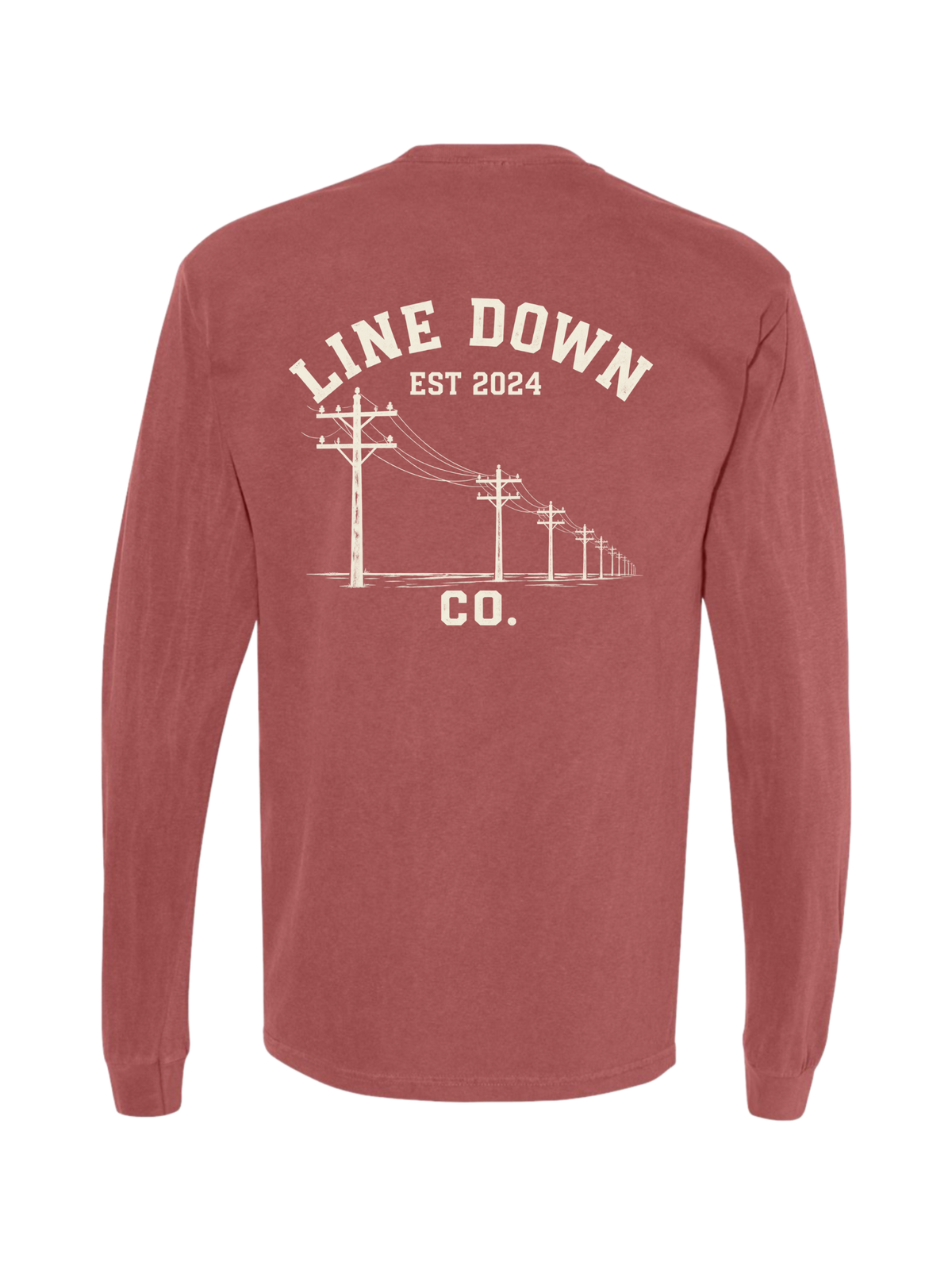 Line Down Co. Brick Long Sleeve