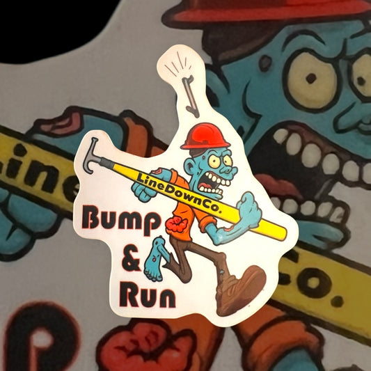 Bump & Run Sticker