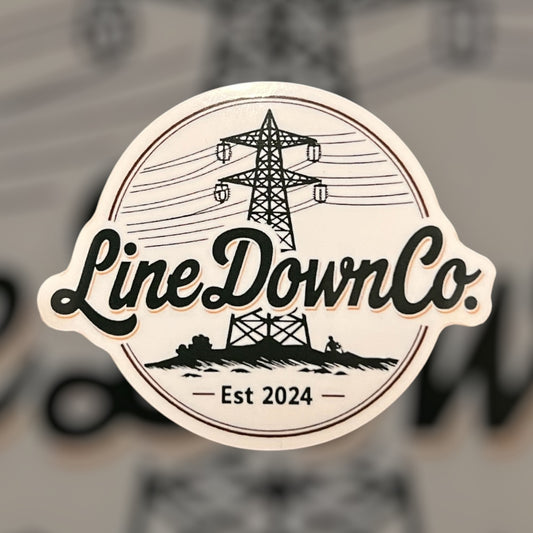 Line Down Co. Transmission Sticker