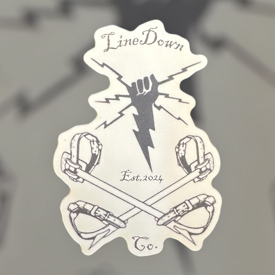 LineDownCo. Gaff Sticker