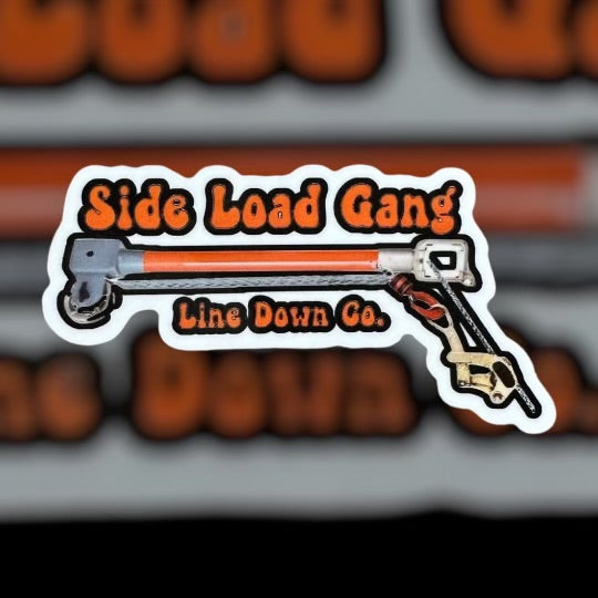 LineDownCo. Side Load Gang Sticker